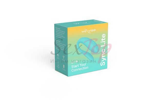 Смарт-вібратор для пар We-Vibe Sync Lite Aqua, 10 віброрежимів, можна поєднувати з проникним сексом - фото товару 9