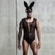 Эротический мужской костюм "Зайка Джонни" с маской, One Size Black SO3675 фото 1