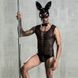 Эротический мужской костюм "Зайка Джонни" с маской, One Size Black SO3675 фото 3