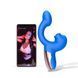Смарт-вибратор Magic Motion Ponder Blue, двойная стимуляция, виброяйцо+язычок для клитора &mdash; фото 3 из 13