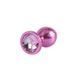 Анальна пробка із кристалом рожевого кольору Chisa Nebula Gem Butt Plug розмір Medium &mdash; фото 4 з 6
