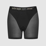 Шорти з фіксацією ділдо Strap-On-Me Harness Lingerie Halo - XL - Black - фото товару 1