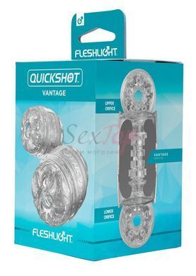 Мастурбатор Fleshlight Quickshot Vantage, компактний, чудово для пар і мінету - фото товару 7
