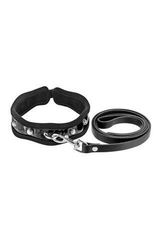 Поводок Fetish Tentation Premium Patent leather chocker and leash &mdash;  фото товара 1