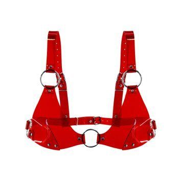 Лиф классический Feral Feelings - Bikini Top Red Trasparent &mdash;  фото товара 1