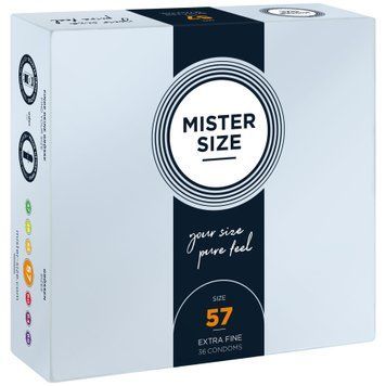 Презервативы Mister Size - pure feel - 57 (36 condoms), толщина 0,05 мм,  - 1