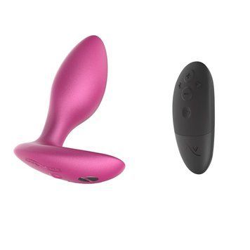 Анальна смарт-вібропробка We-Vibe Ditto+ Cosmic Pink з пультом ДК,  - 1