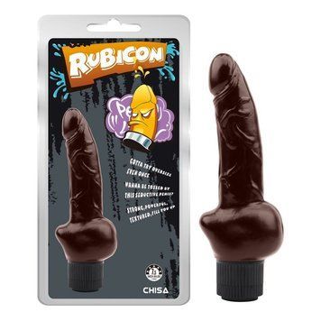 Вибратор реалистичный коричневый Chisa Obsidian Cock &mdash;  фото товара 1