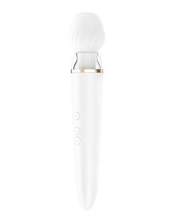 Смарт вибромассажер со сменной головкой Satisfyer Double Wand-er &mdash;  фото товара 1