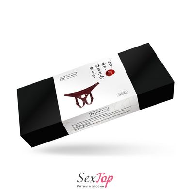 Трусики для страпона Liebe Seele Wine Red Strap on Harness SO9464 фото