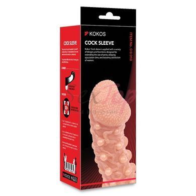 Насадка на член Kokos Cock Sleeve CS 010 S (мятая упаковка!!!) &mdash;  фото товара 5