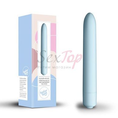 Мінівібратор SugarBoo Sugar Blue, 10 рівнів інтенсивності - фото товару 4