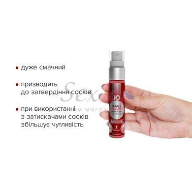 Гель для стимуляції сосків JO Nipple Titillator Strawberry (30 мл), ментол та перцева м&rsquo;ята - фото товару 2