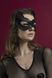 Маска кошечки Feral Feelings - Kitten Mask, натуральная кожа, черная SO3409 фото 3