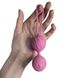 Вагінальні кульки Adrien Lastic Geisha Lastic Balls BIG Pink (L), діаметр 4 см, вага 90 гр AD40301 фото 5
