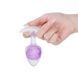 Анальна пробка Liebe Seele Icecream-shaped Crystal Anal Plug - Purple Medium &mdash; фото 3 з 5