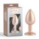 Анальна пробка із кристалом кольору рожевого золота Chisa Candy Gem Butt Plug розмір Medium &mdash; фото 1 з 6