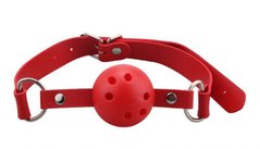 Кляп BDSM-NEW Breathable ball gag plastic, red Красный 1