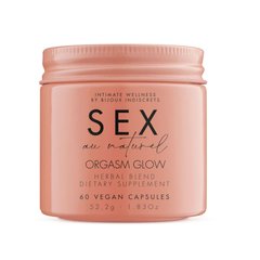 Натуральная пищевая добавка для повышения либидо Bijoux Indiscrets Sex au Naturel — Orgasm Glow SO6631 фото