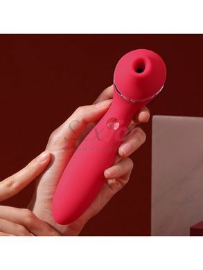 Вакуумний вібратор KISTOY Polly Plus Red - фото товару 4