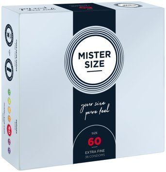 Презервативы Mister Size - pure feel - 60 (36 condoms), толщина 0,05 мм,  - 1