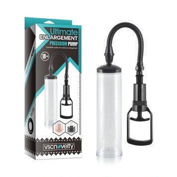 Вакуумна помпа для чоловіків прозора Vscnovelty Ultimate Enlargement Precision Pump, Прозрачный - 1