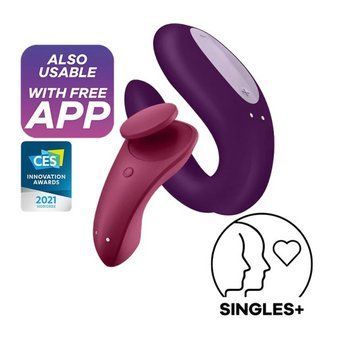 Набор Satisfyer Partner Box 1 (вибратор для пар Double Joy + вибратор в трусики Sexy Secret) &mdash;  фото товара 1