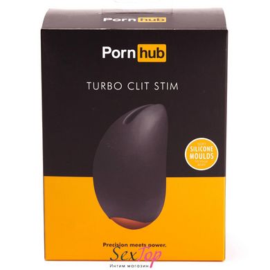 (SALE) Вибростимулятор Pornhub Turbo Clit Stim с гибкими ушками, очень нежный силикон SO2896 фото