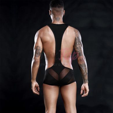 Эротическое мужское боди "Мощный Саймон" One Size Black &mdash;  фото товара 2