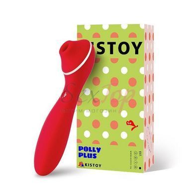 Вакуумний вібратор KISTOY Polly Plus Red - фото товару 5