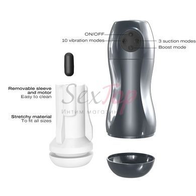 Вибромастурбатор Dorcel BLOWJOY VIBE, эффект всасывания &mdash;  фото товара 3