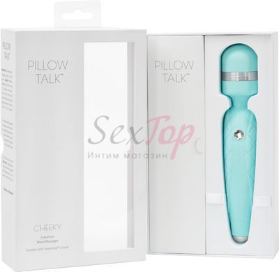 Роскошный вибромассажер PILLOW TALK - Cheeky Teal (мятая упаковка!!!) &mdash;  фото товара 10