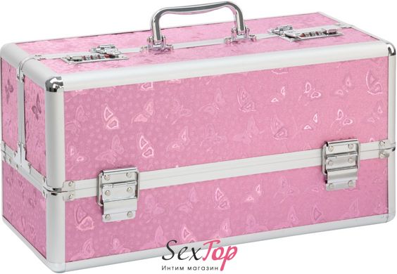 Кейс для хранения секс-игрушек BMS Factory - Large Lokable Vibrator Case Pink SO8900 фото