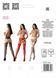 Еротичні ажурні колготки-бодістокінг Passion S029 One Size, red, пояс та панчохи, з доступом SO8958 фото 5