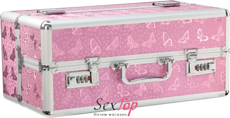 Кейс для хранения секс-игрушек BMS Factory - Large Lokable Vibrator Case Pink SO8900 фото