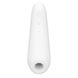 Вакуумный клиторальный стимулятор Satisfyer Curvy 1+ White с управлением через интернет SO3781 фото 4