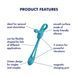 Мультивібратор Satisfyer Plug & Play 1, для неї та для нього, 2 мотори &mdash; фото 7 з 8