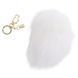Металлическая анальная пробка Кроличий хвост LOCKINK SEVANDA White Bunny-Tail Anal Pear-shape Plug &mdash; фото 2 из 7
