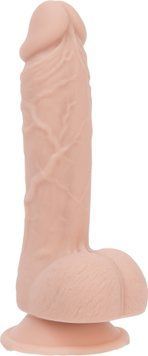 Реалистичный фаллоимитатор на присоске ADDICTION &mdash; Mark 7,5&Prime; Dildo With Balls, Beige,  - 1