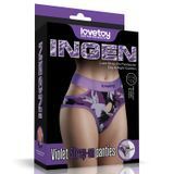 Трусики для страпона фиолетового цвета Lovetoy Strap-on Panties размеры S/SX &mdash;  фото товара 1