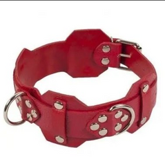 Ошейник VIP Leather Collar, red 280170 фото