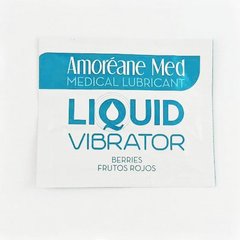Пробник лубриканта с эффектом вибрации Amoreane Med Liquid Vibrator Berries (2 мл) SO4721 фото