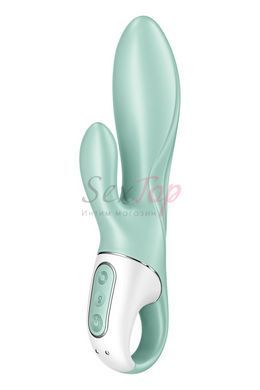 Смарт вибратор-кролик Satisfyer Air Pump Bunny 5+, надувается &mdash;  фото товара 2