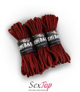 Джутова мотузка для шібарі Feral Feelings Shibari Rope, 8 м червона SO4005 фото