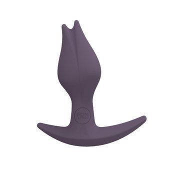 Анальная пробка Fun Factory BOOTIE FEM, фиолетовая, в виде бутона, диаметр 2,9 см, тонкий ограничитель,  - 1
