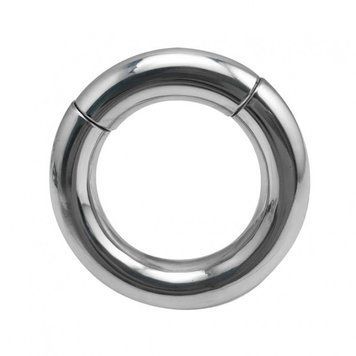 Кольцо-фиксатор для пениса Uabdsm Cock Ring Medium, Серебристый - 1