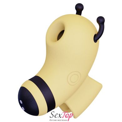 Вакуумный стимулятор с микротоками CuteVibe Beebe Yellow, на палец SO6550 фото