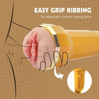 Мастурбатор для мужчин Вагина в колбе и на присоске с вибрацией Chisa Darcey Realistic Vagina Cup &mdash;  фото товара 8