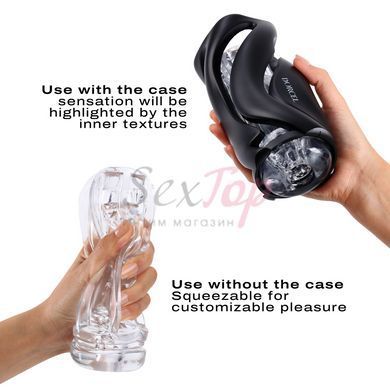 Мастурбатор Dorcel DEEP BLOW BLACK, двойное использование &mdash;  фото товара 5