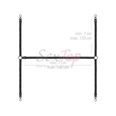 Фіксатор на ліжко з наручниками та поножами Bedroom Fantasies: Under the bed Restraint Bondage Set - фото товару 7